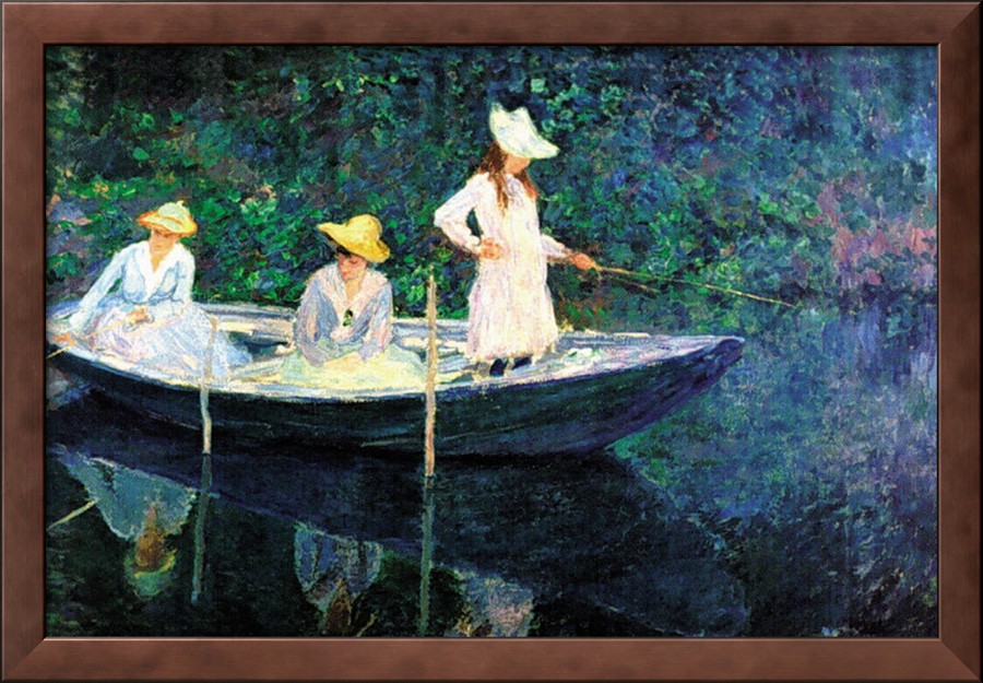 Women Fishing - Claude Monet Paintings